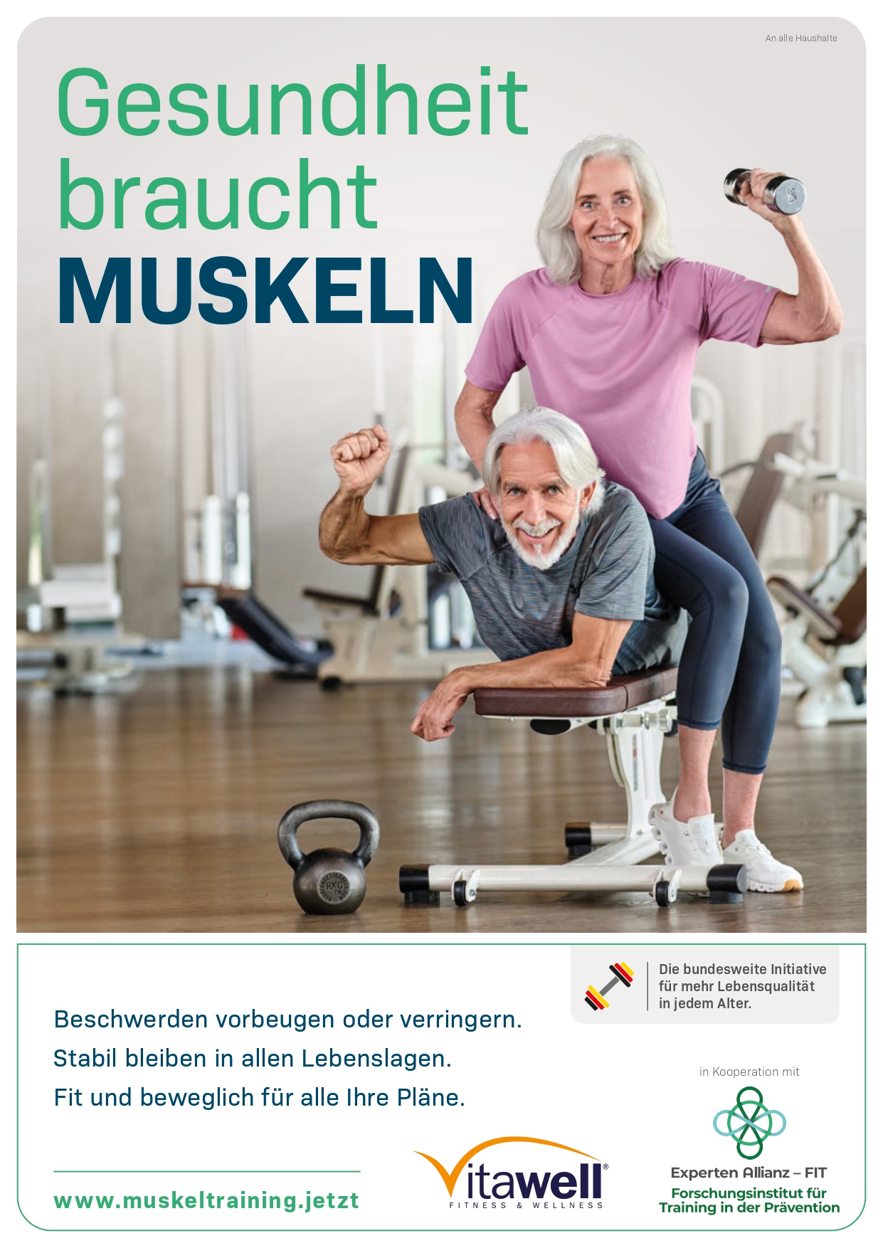 Gesundheit braucht Muskeln